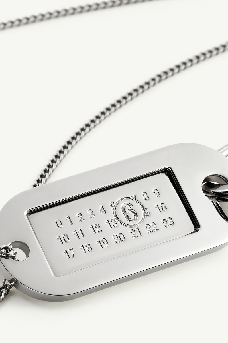 MM6 Maison Margiela Tag necklace outlook