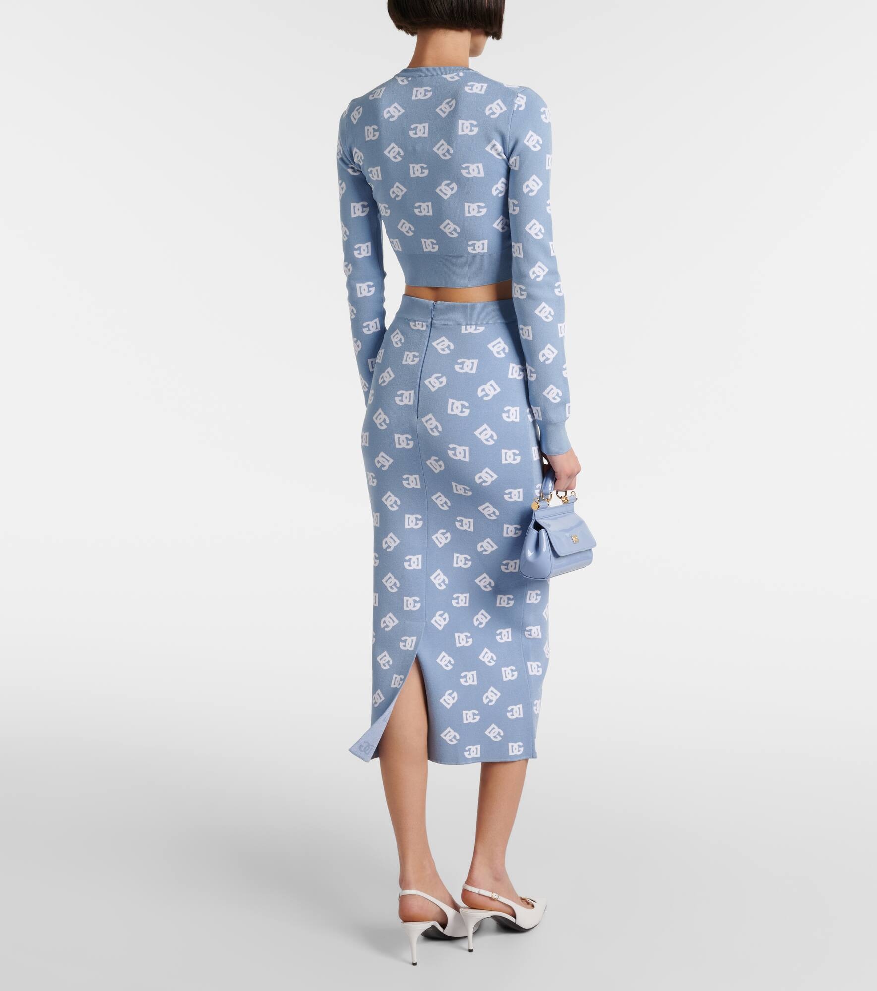 Logo midi skirt - 3