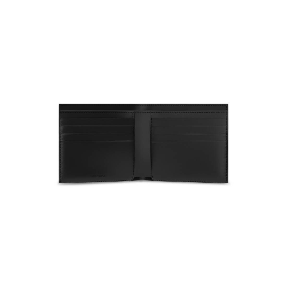 Men's Car Square Folded Wallet in Black - 2