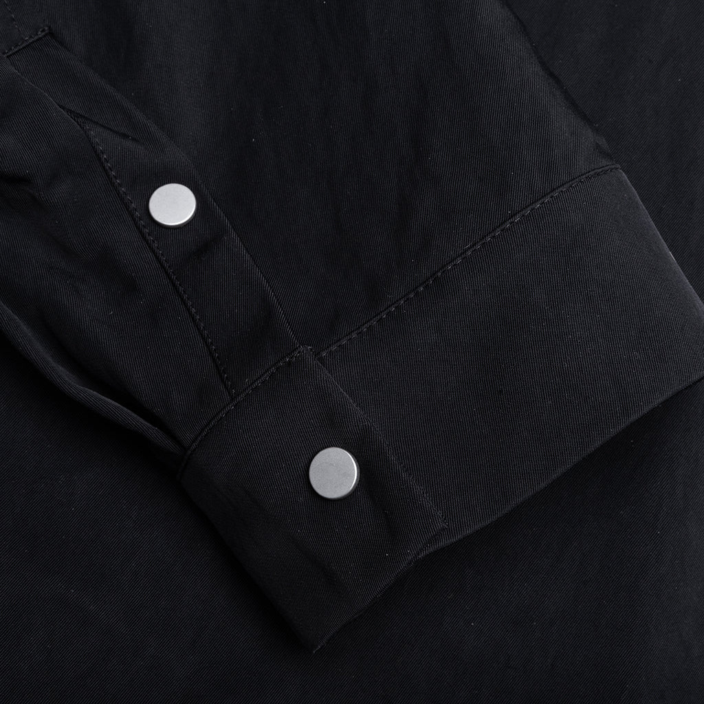 NYLON JACKET - JET BLACK - 4