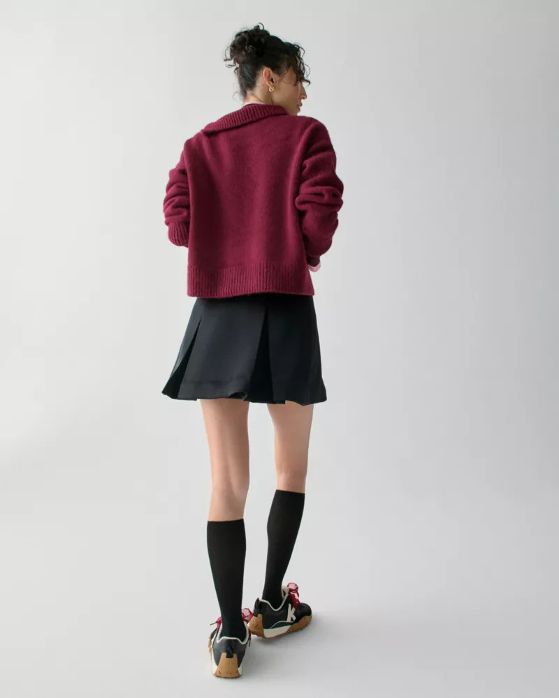 Box Pleat Mini Skirt 4