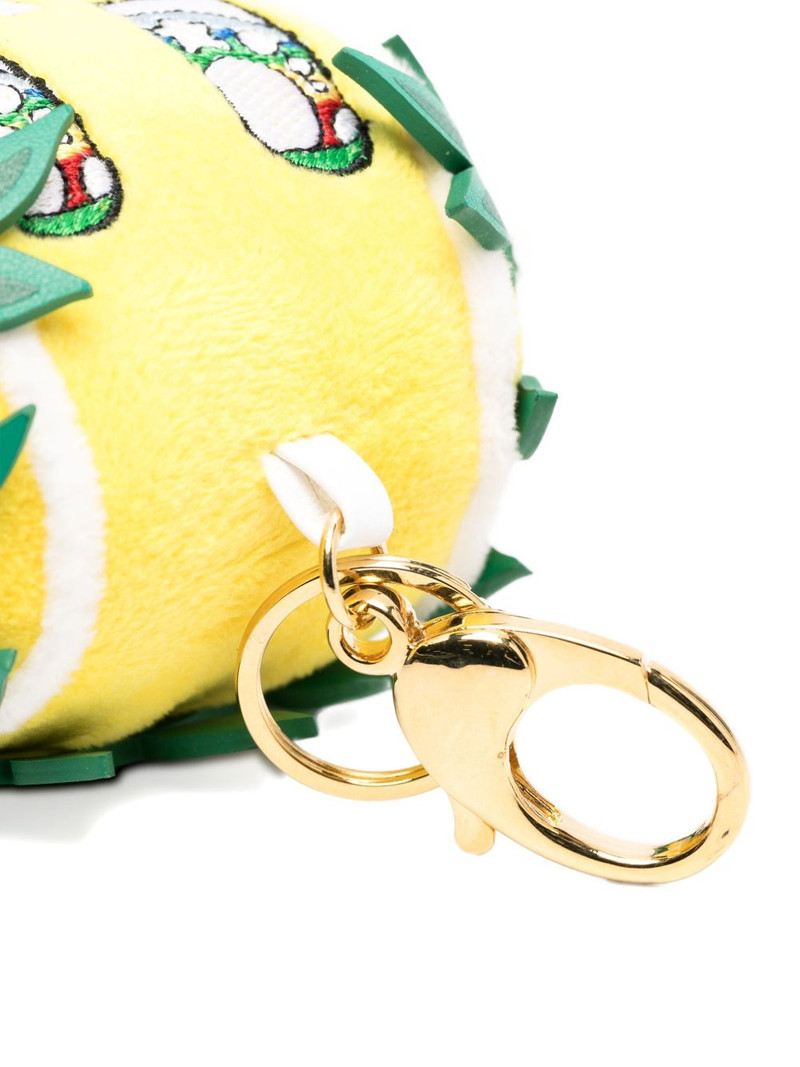 CASABLANCA tennis ball-charm keyring outlook