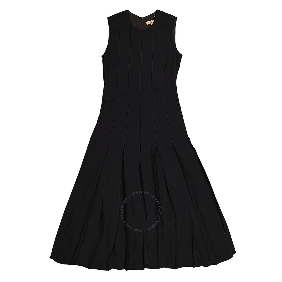 Burberry Burberry Aria Pleated Dress In Black | jomashop | REVERSIBLE