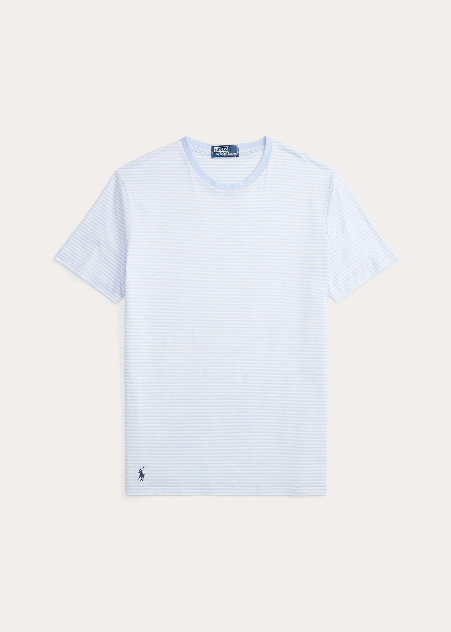 Standard Fit Striped Lisle T-Shirt - 1