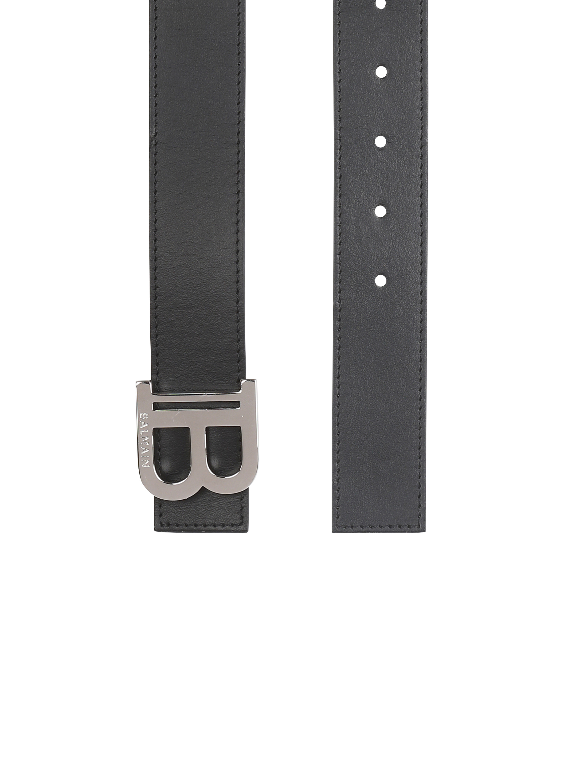 Smooth leather B-Belt - 4
