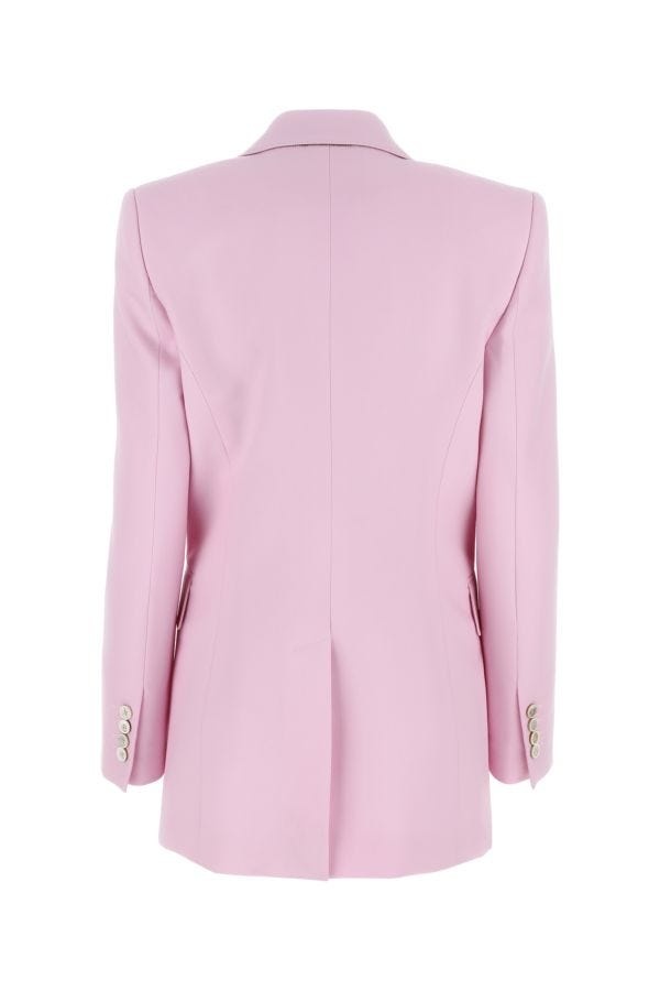 Alexander McQueen Pastel pink wool blazer | gebnegozionline