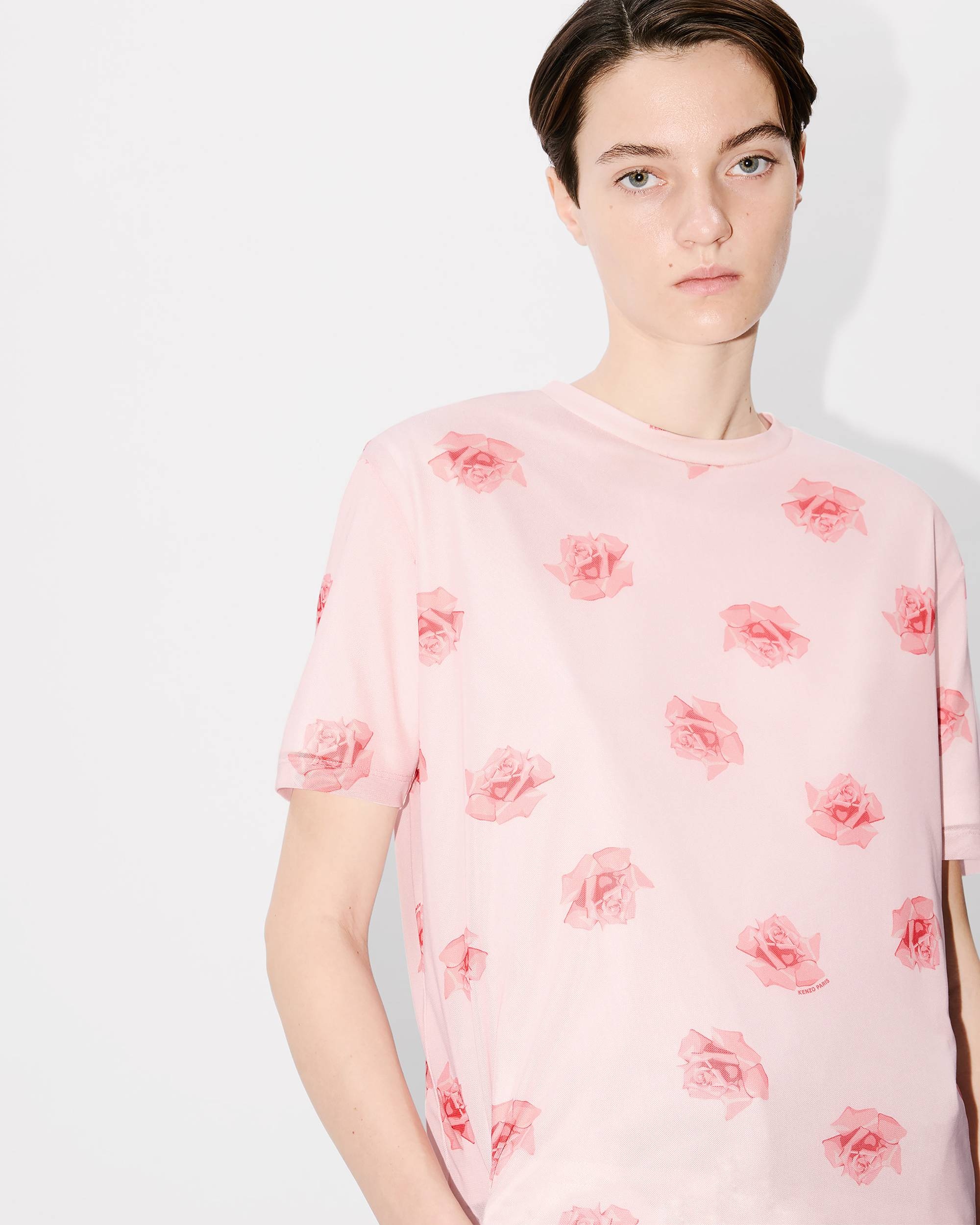 'KENZO Rose' double layer T-shirt - 5