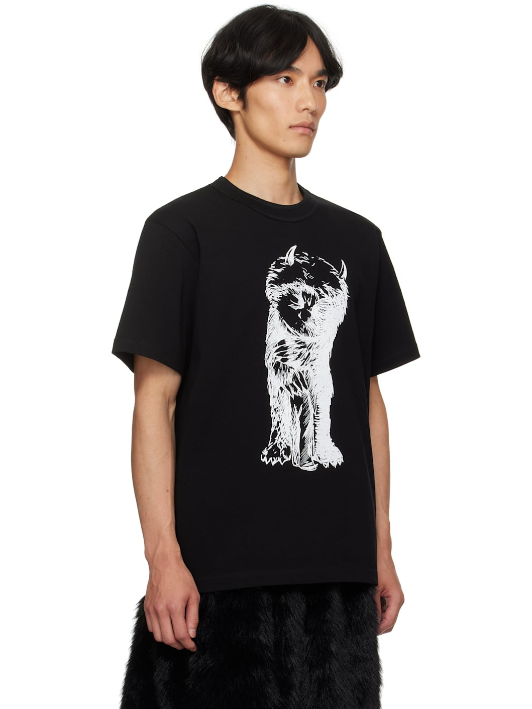 Black 'Where The Wild Things Are' Cotton T-shirt - 2