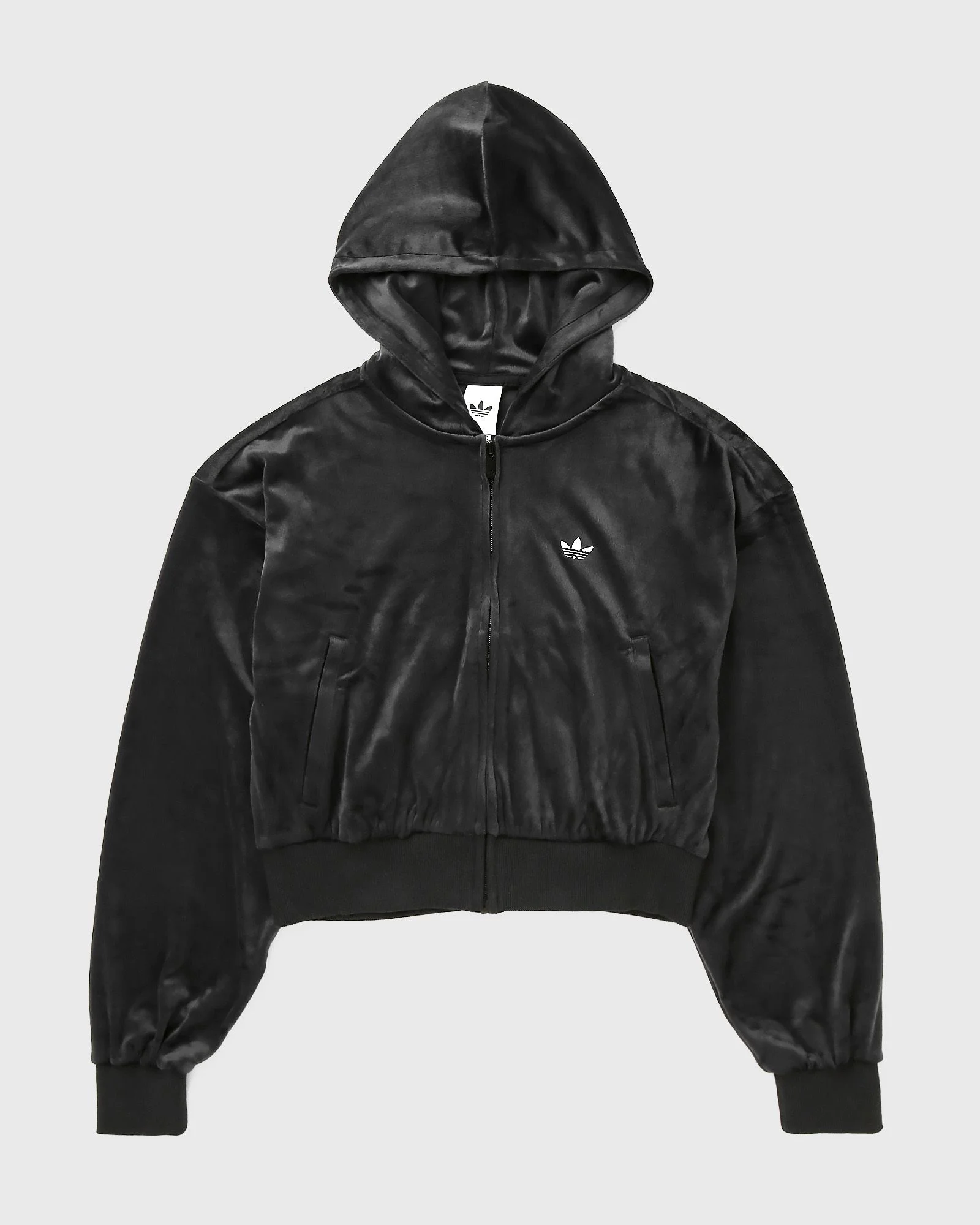WMNS ESSENTIALS VELOUR TRACK TOP - 1
