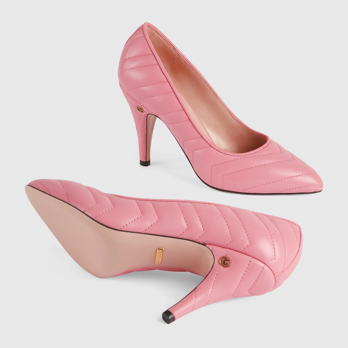 Womens matelassé pump - 5
