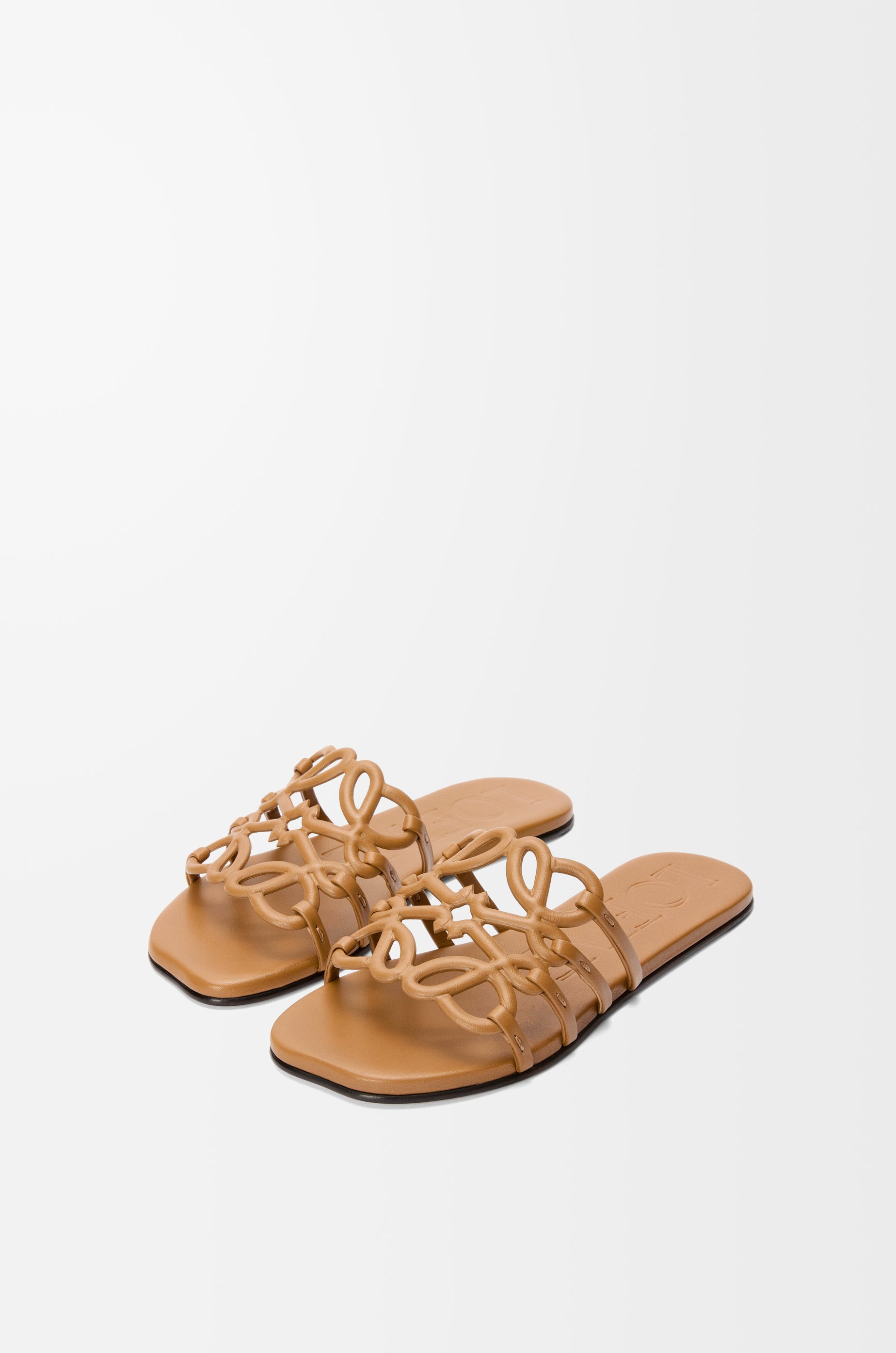 Petal Anagram slide in soft calfskin - 3