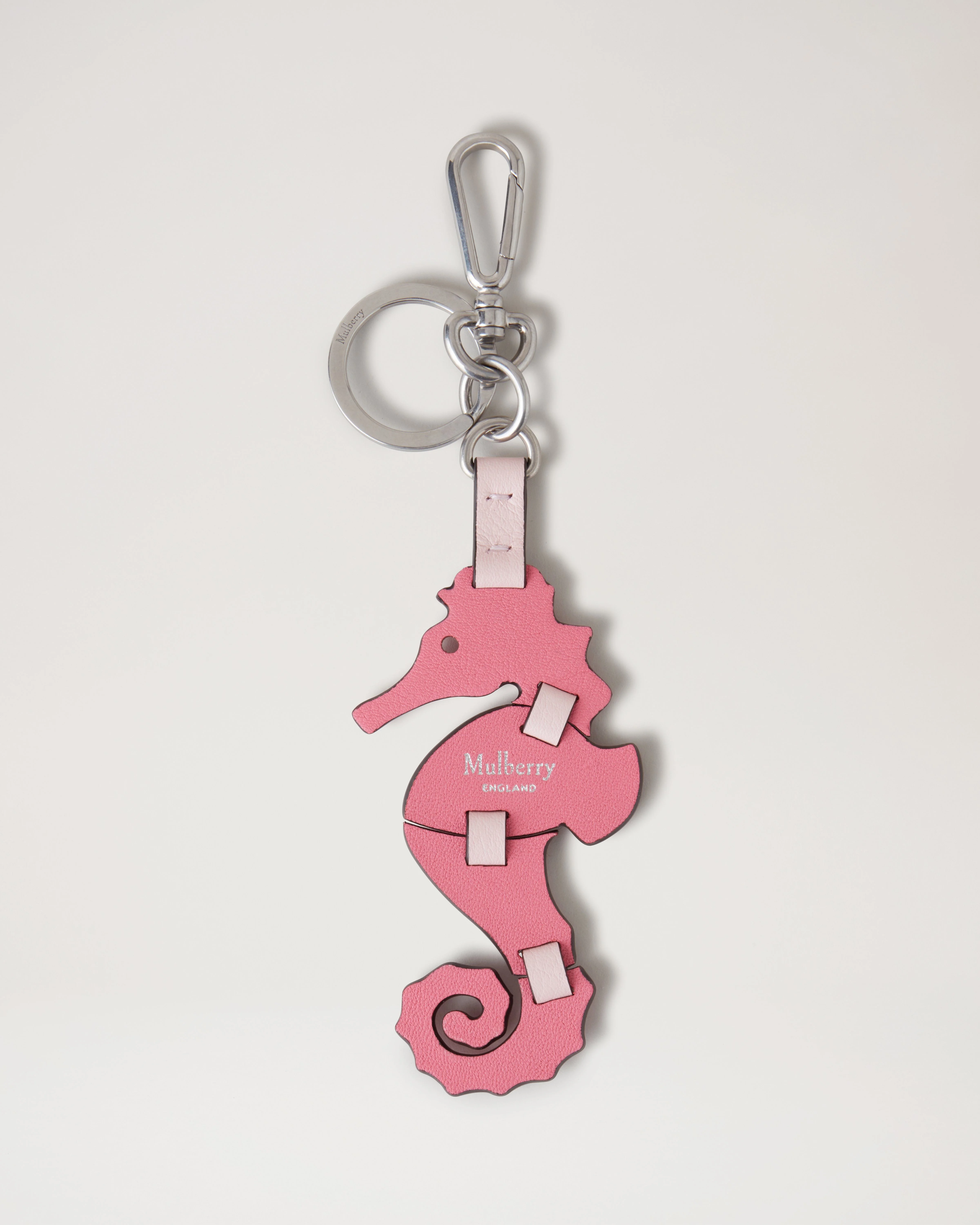 Puzzle Keyring - Seahorse
Geranium Pink & Powder Rose Silky Calf - 1