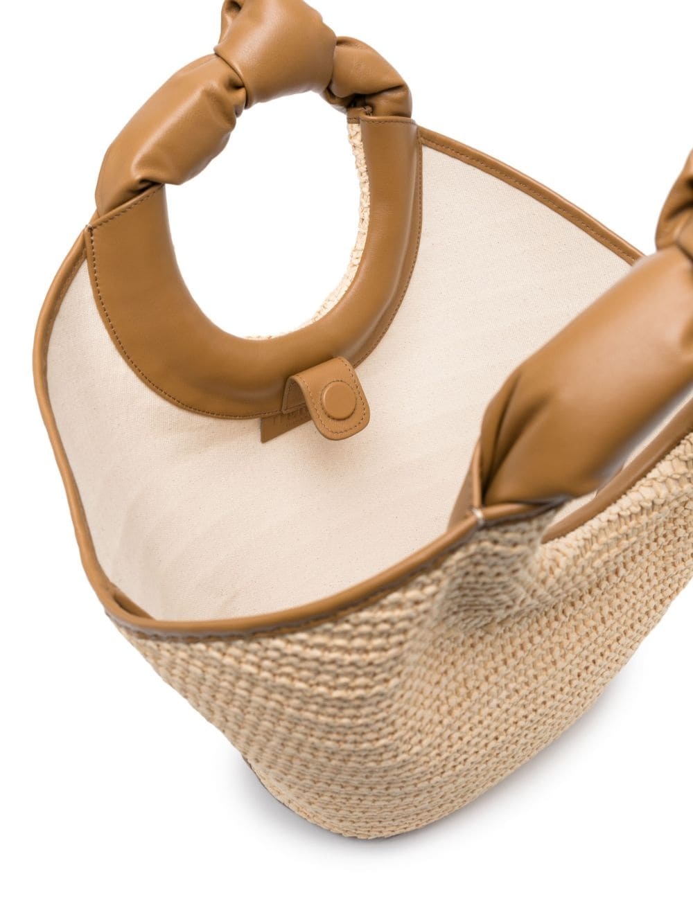twisted-handle raffia tote bag 5