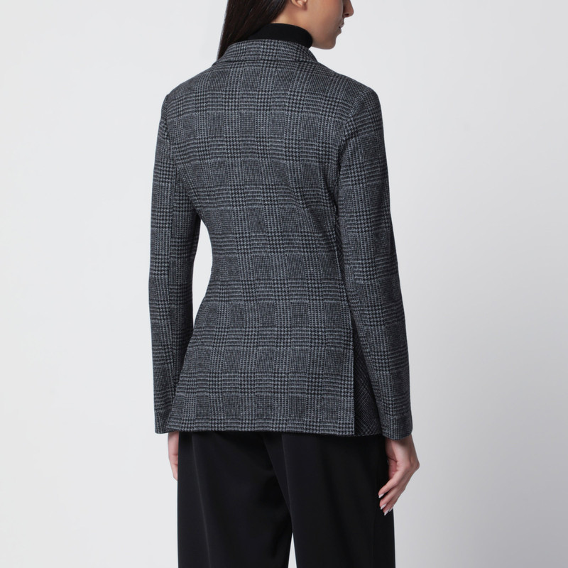 Single-breasted Prince of Wales check jacket 3