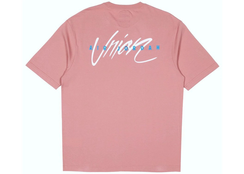 Jordan Jordan x Union Reverse Dunk T-Shirt Rust Pink outlook