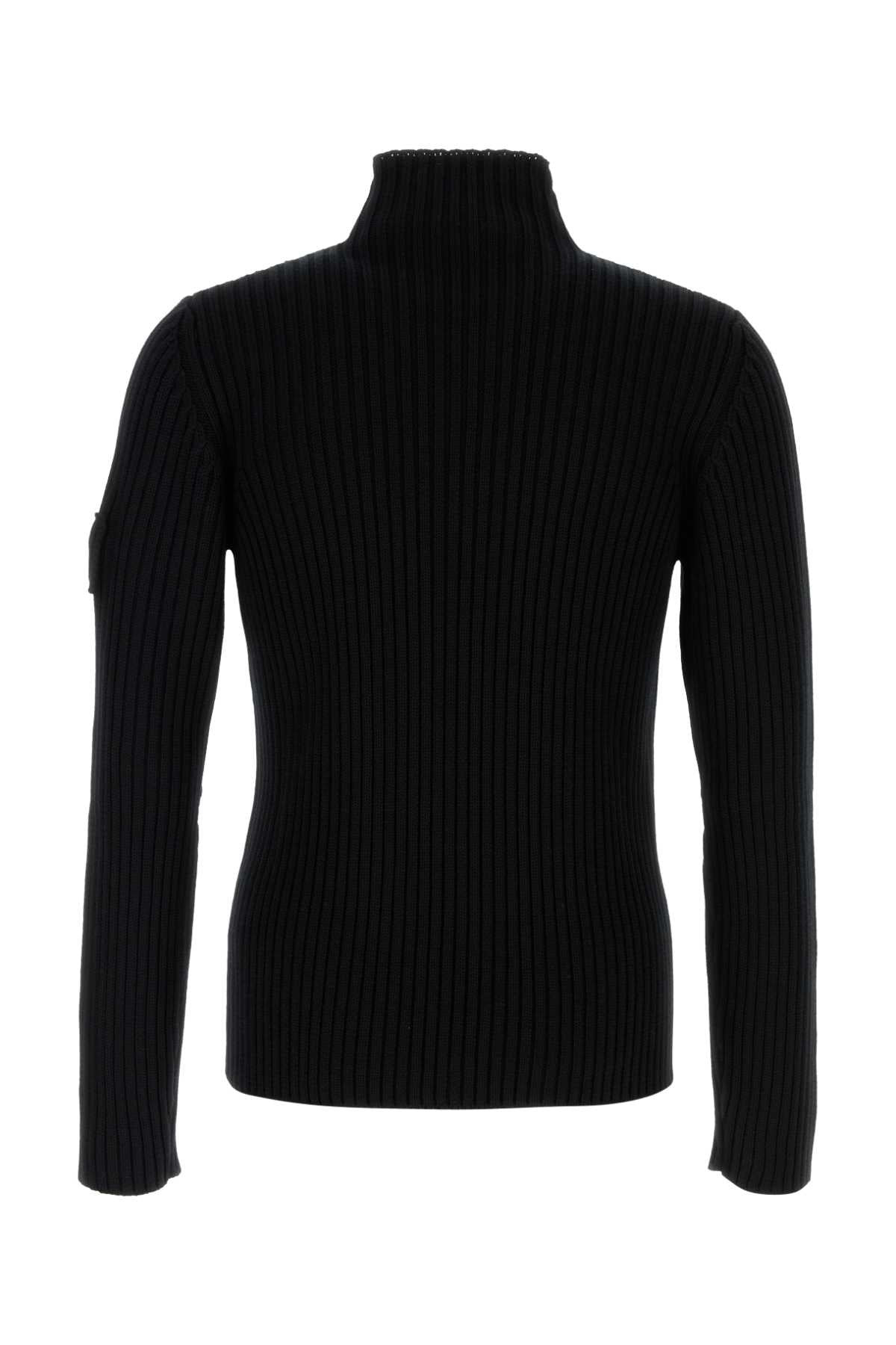 Prada Men Black Wool Sweater - 2