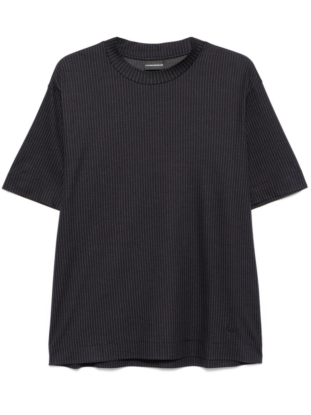 pinstriped T-shirt - 1