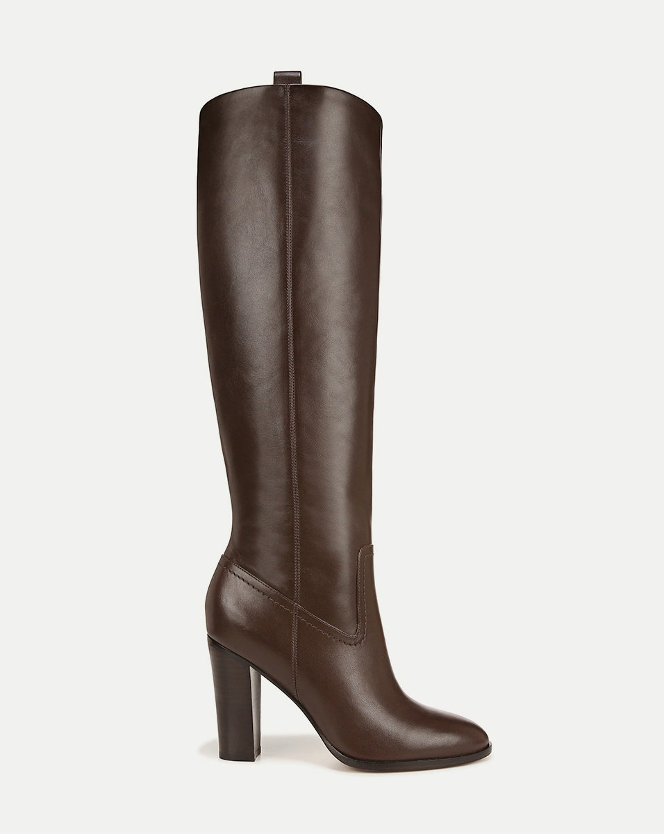VESPER LEATHER KNEE-HIGH BOOT - 1