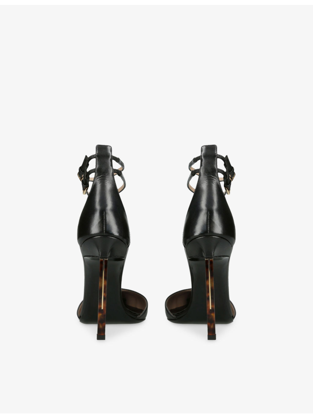 T-Strap 105 Leather Heeled Pumps - 4