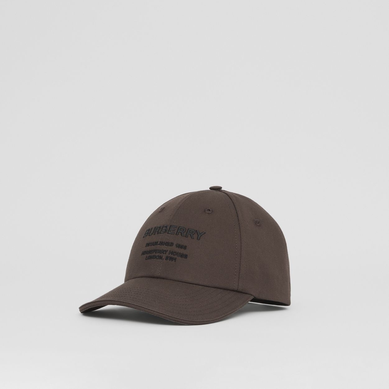 Horseferry Motif Cotton Twill Baseball Cap - 6