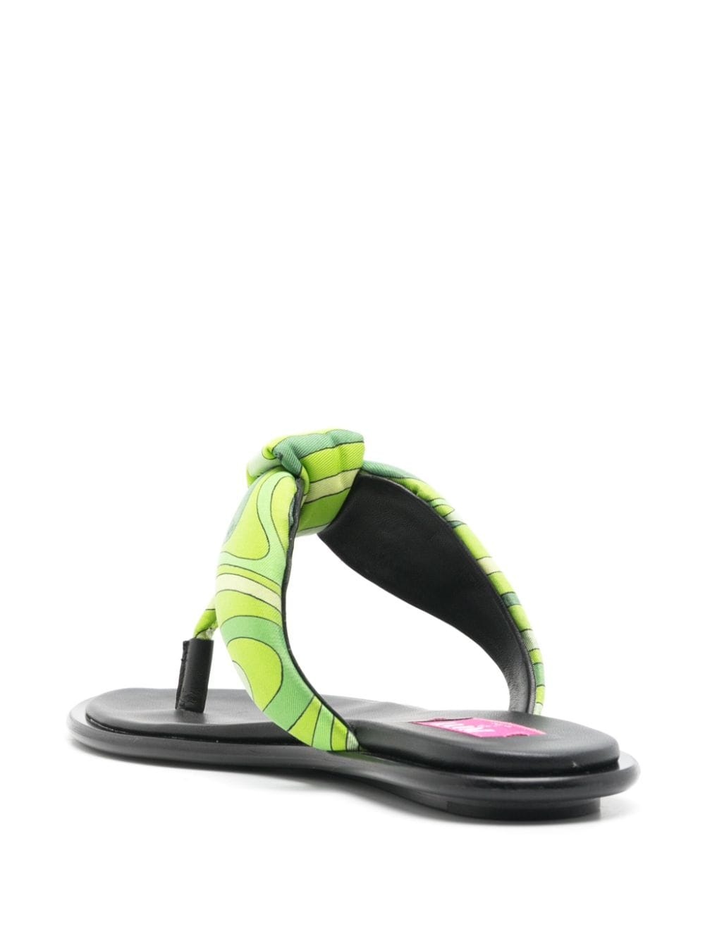 Flipucci Fiamme-print sandals - 3