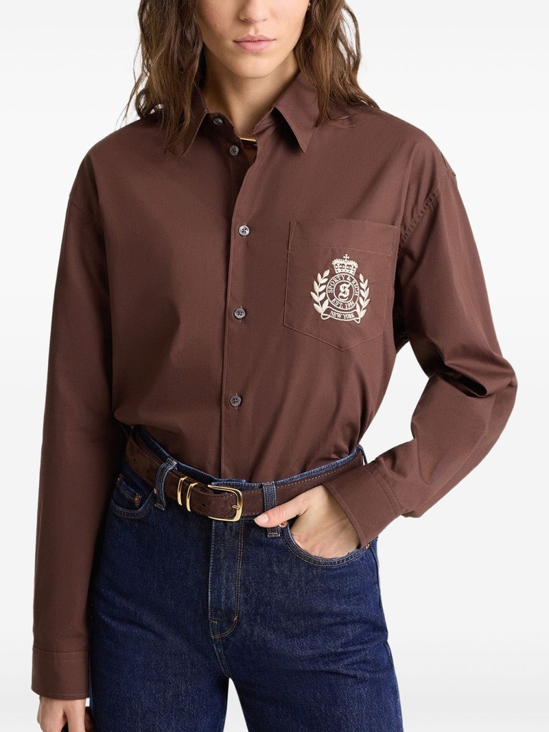 Sporty & Rich H&W Crest shirt outlook