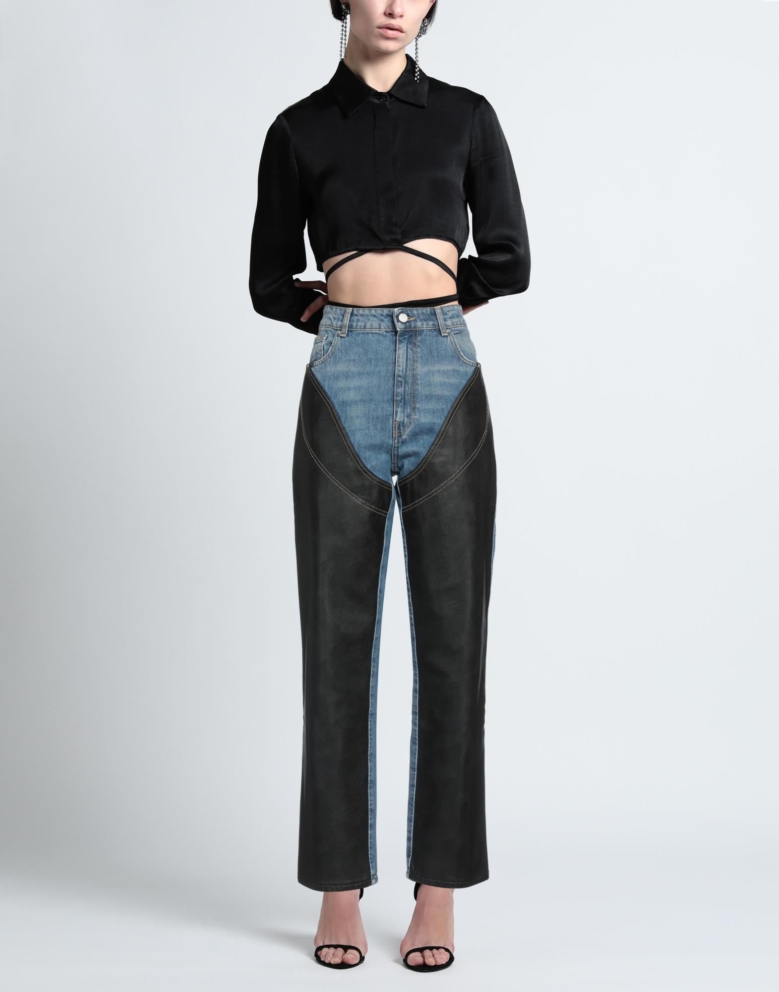 Blue Women's Denim Pants - 2