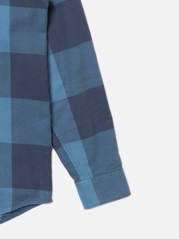 George Flannel Shirt Blue - 7