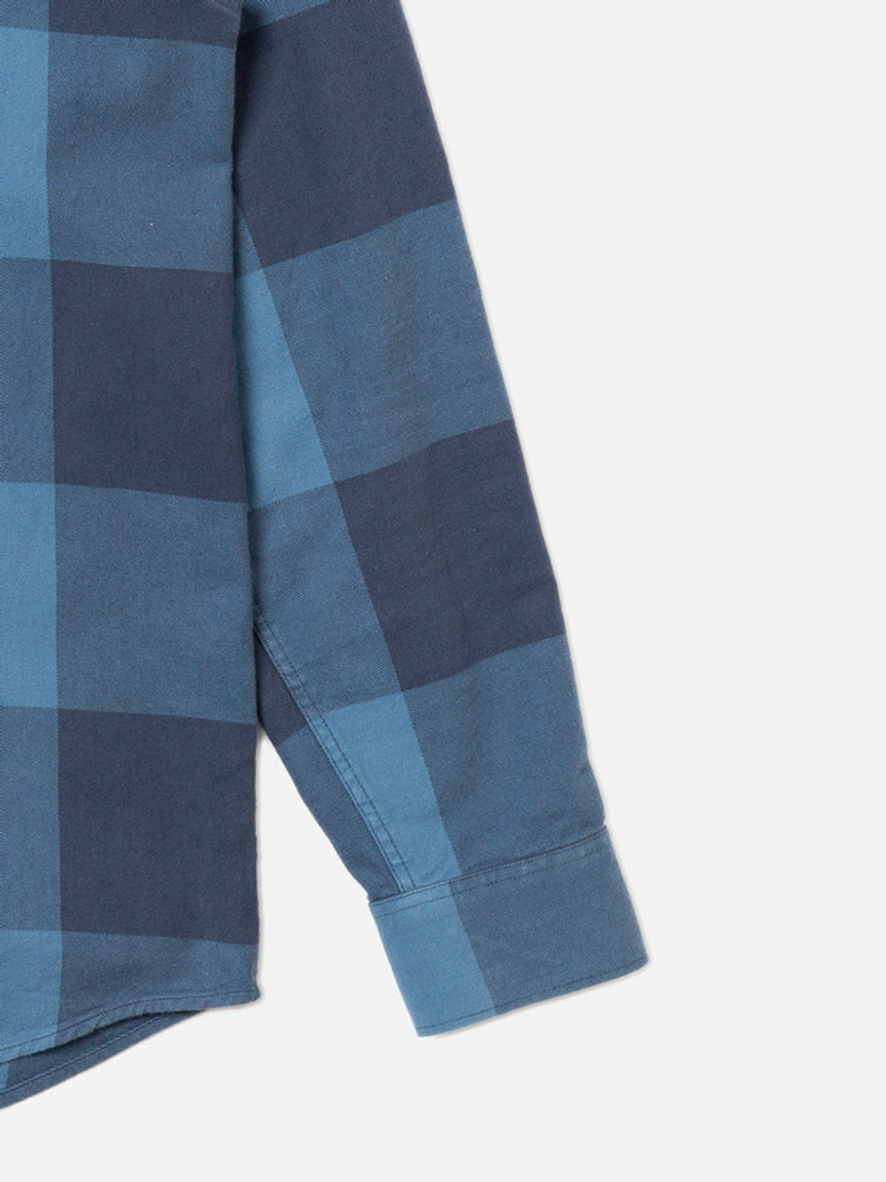 George Flannel Shirt Blue 7