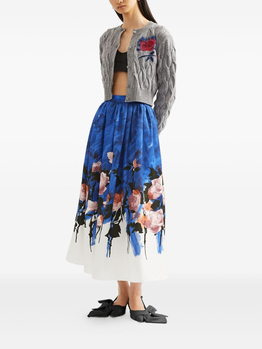 cable-knit cardigan - 3