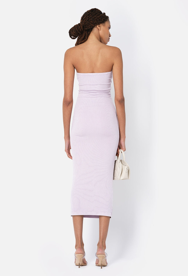 MINERAL WASH GEMINI RIB TWIST DRESS 4