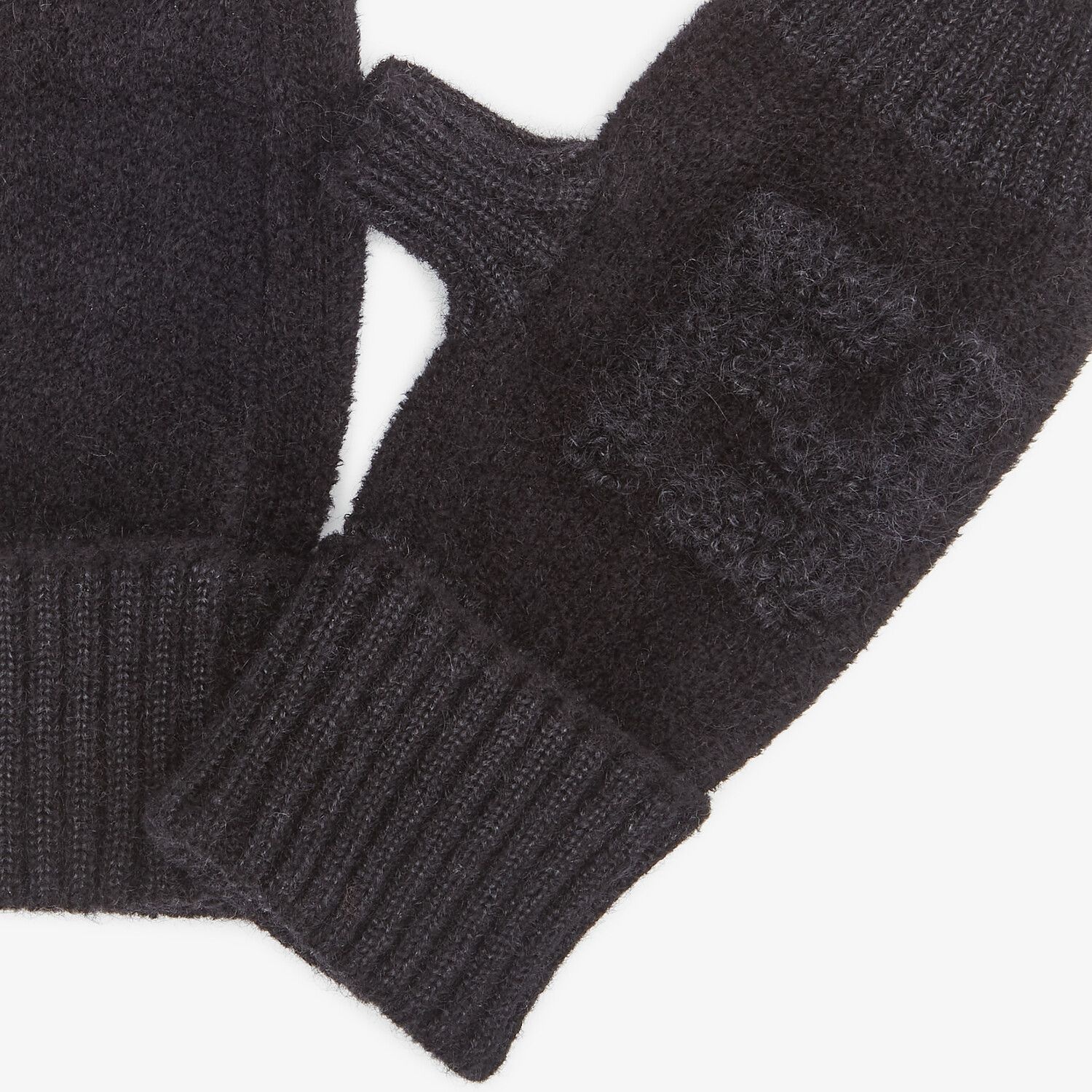 Black knit cuff - 2