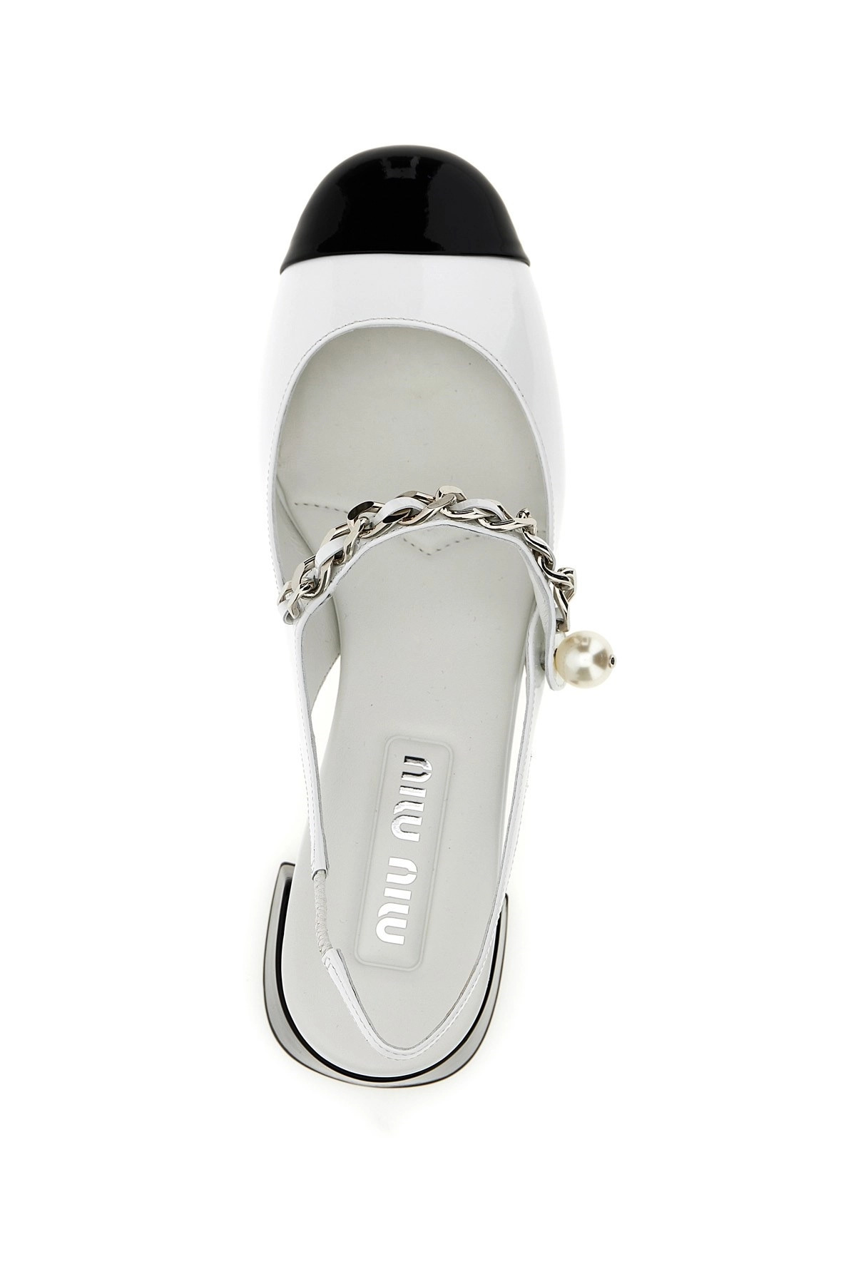 Patent leather slingback - 4