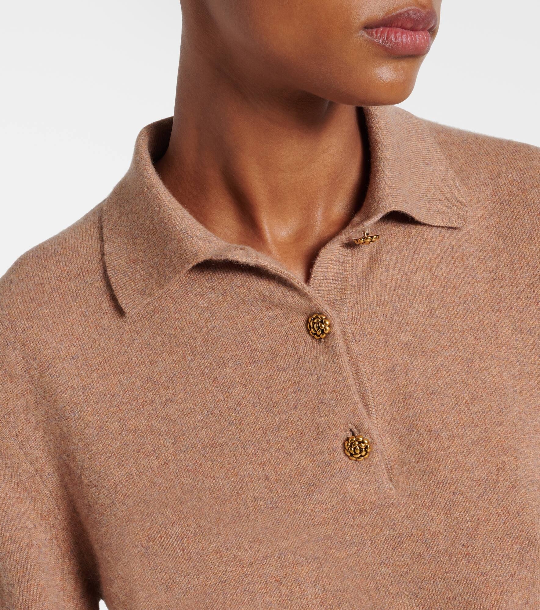 Cashmere polo sweater - 4