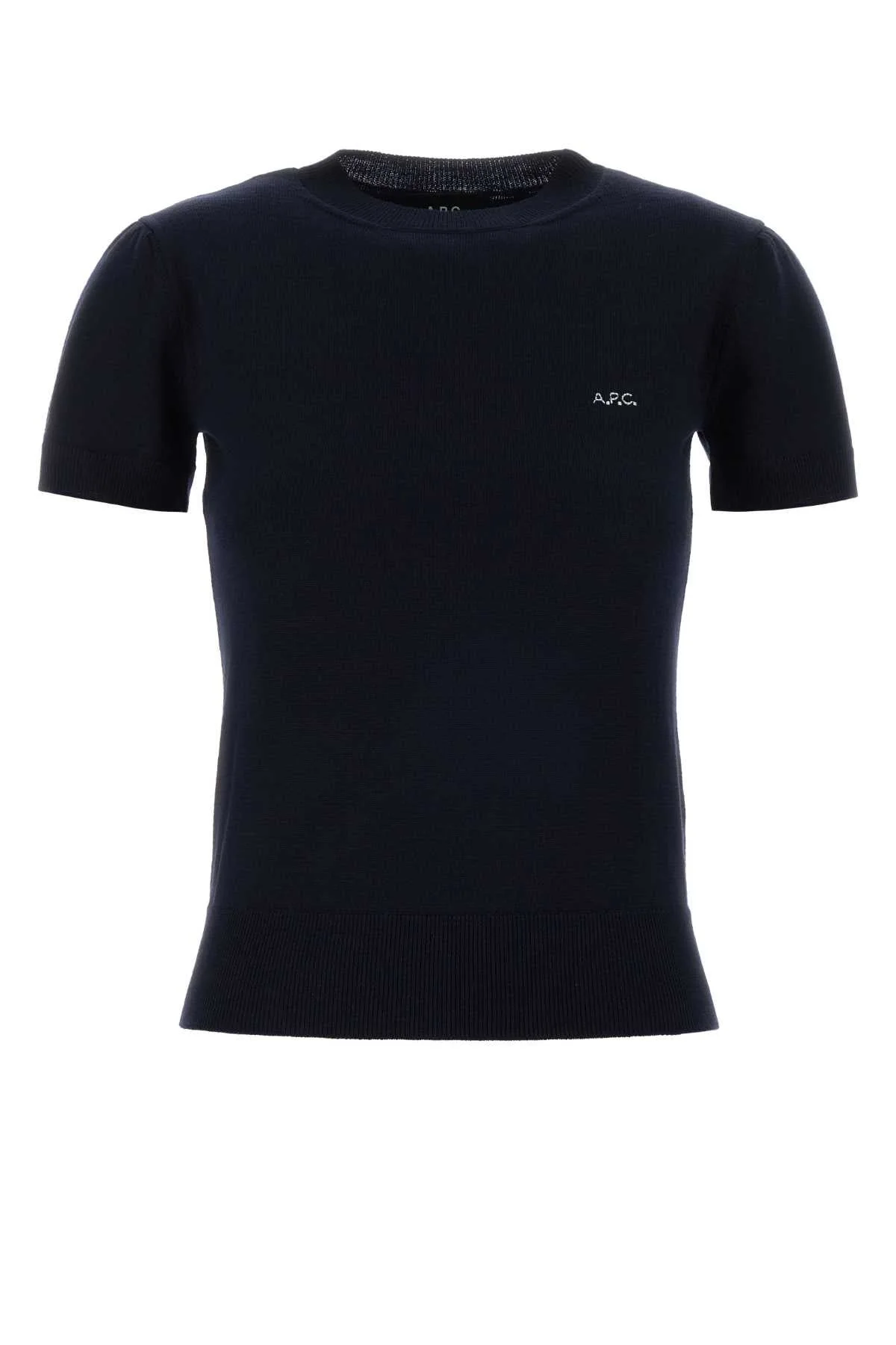 A.P.C. Women Dark Blue Wool Blend Gia Sweater - 1