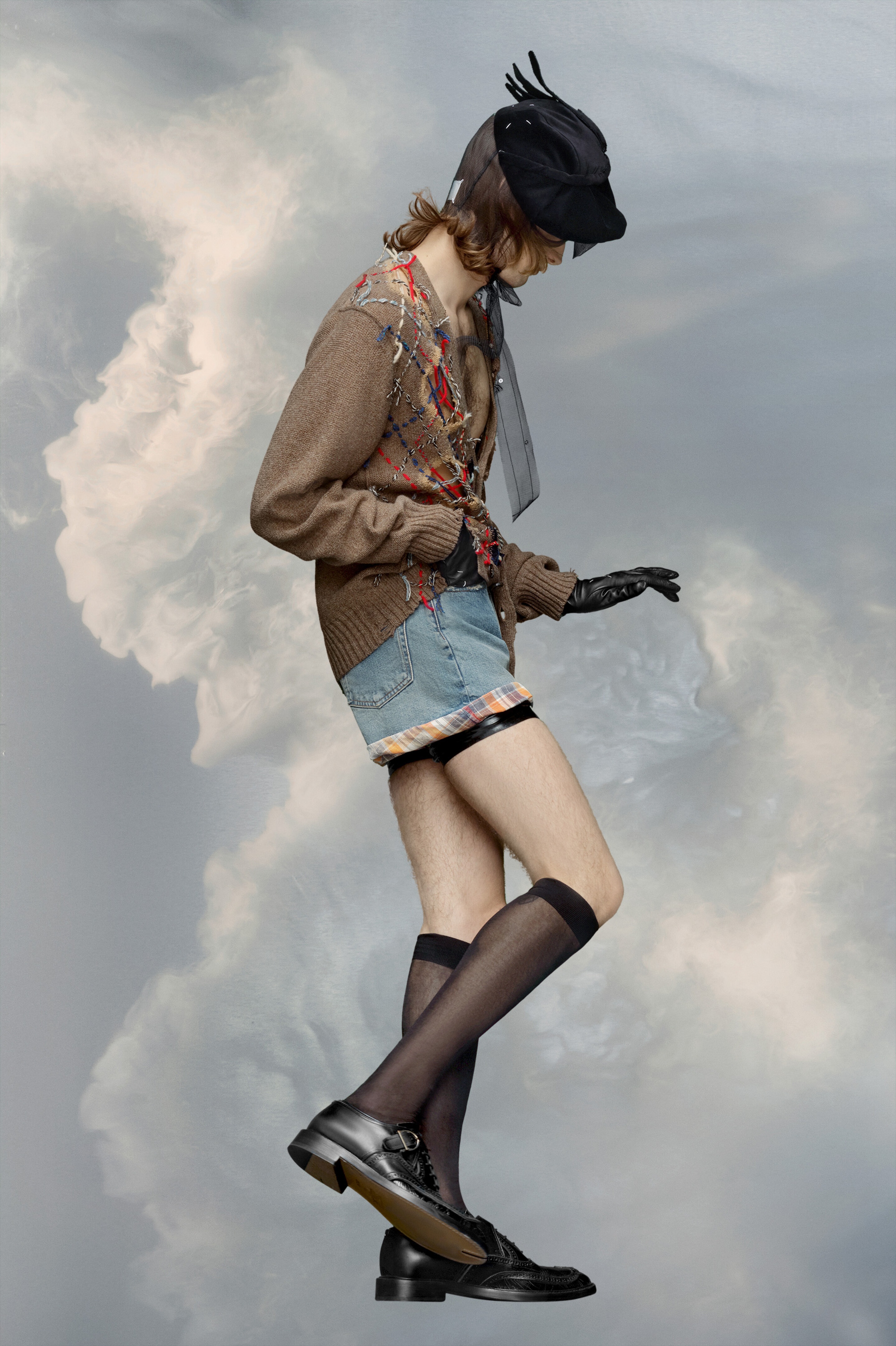 Cut-out knit cardigan - 3