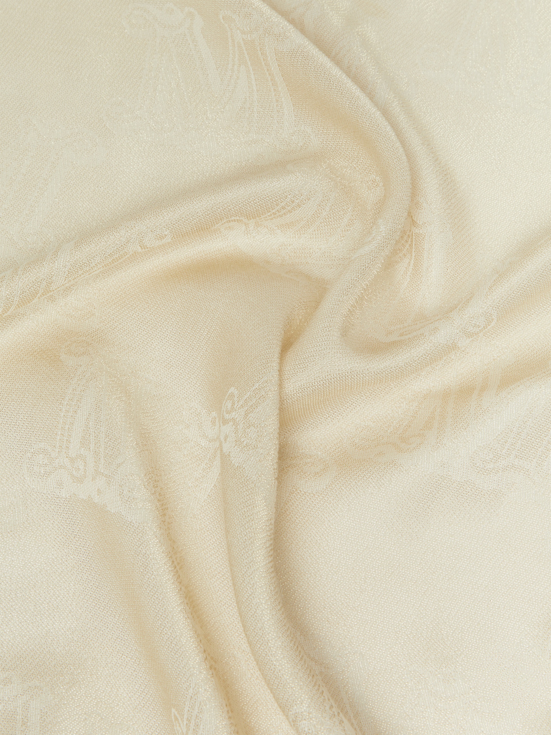 WHISKY Silk, wool and cashmere-blend stole - 3