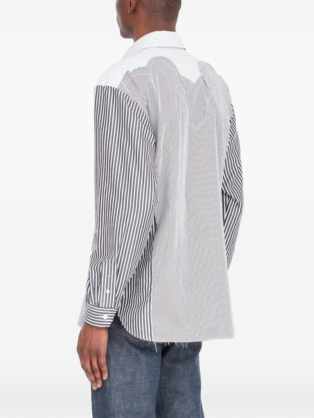 Yoke striped shirt - 6
