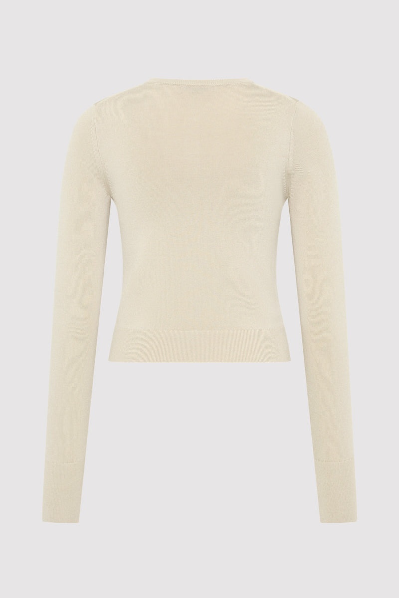 Classic Cardigan - Creme - 7