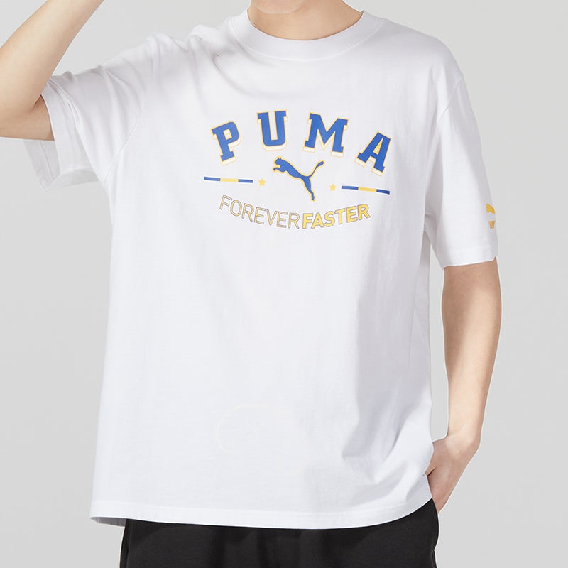 PUMA Sports Wear Graphic T-Shirt 'White' 622279-02 - 3
