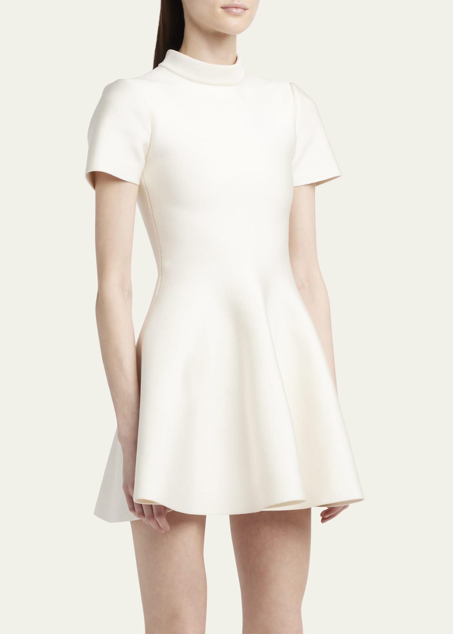 Fit-Flare Knit Mini Dress - 4
