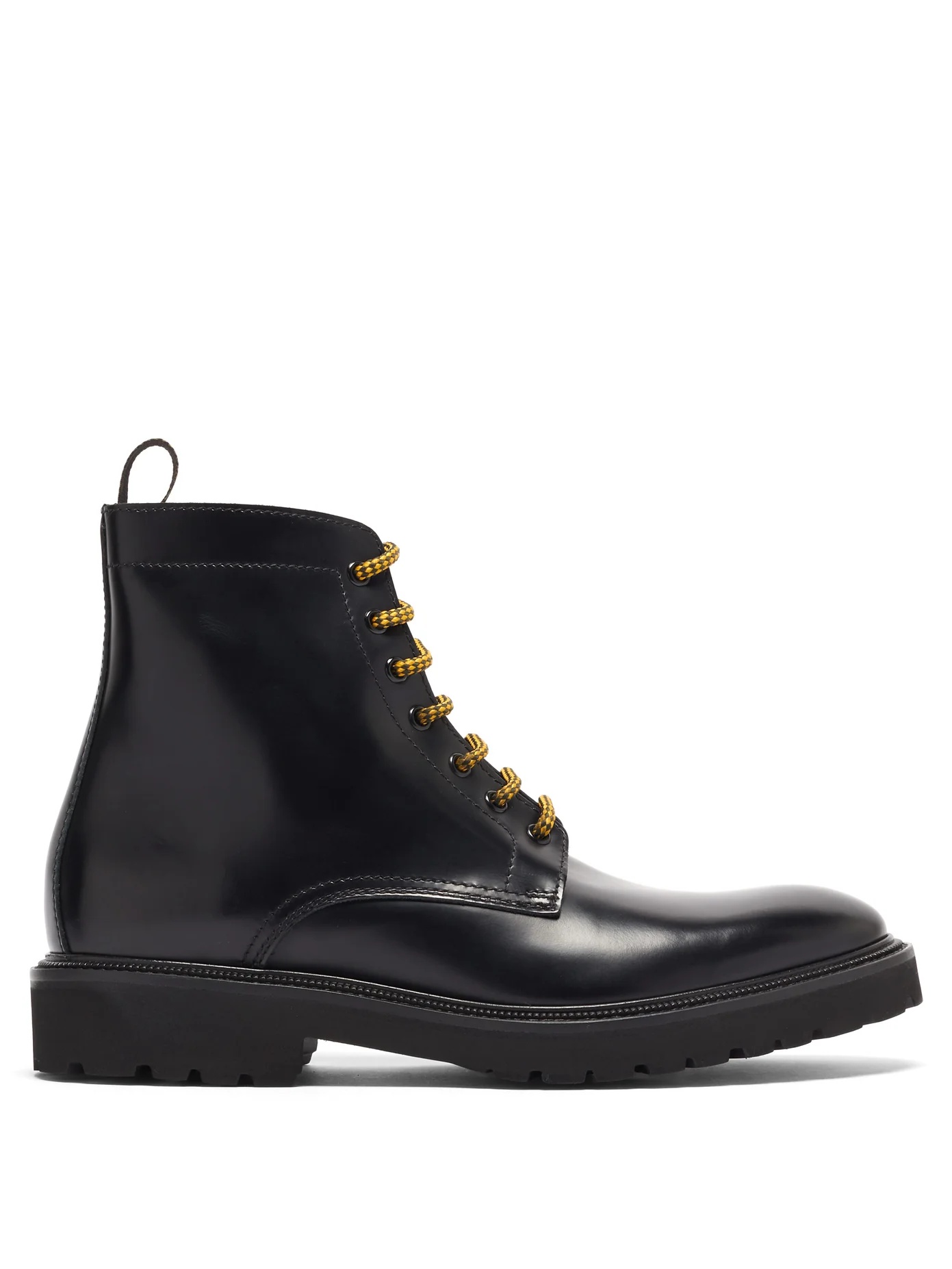 Farley Artist-Stripe leather combat boots - 1