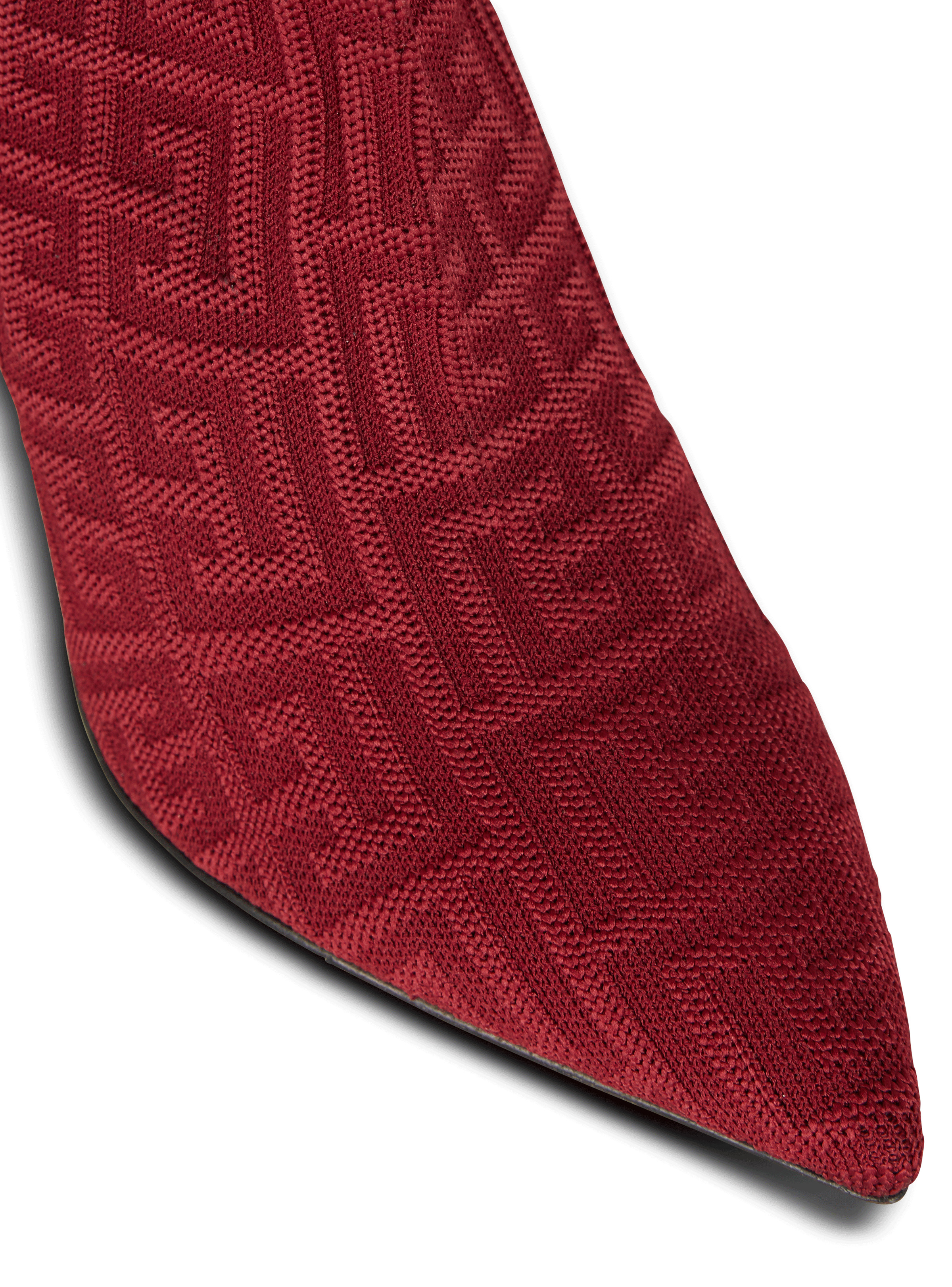 Moneta monogrammed knit ankle boots - 7