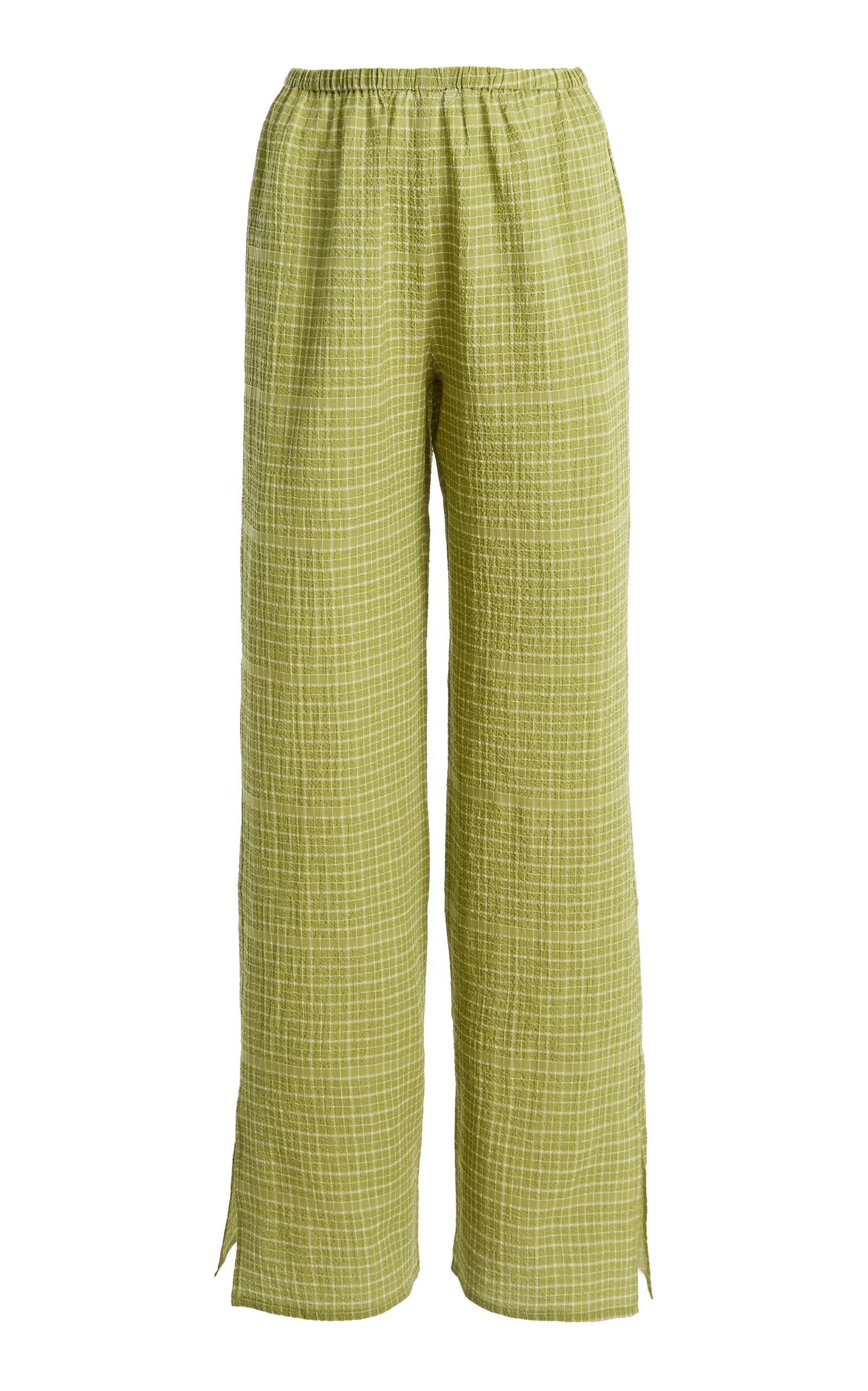 The Loreto Cotton-Blend Straight-Leg Pants - 1