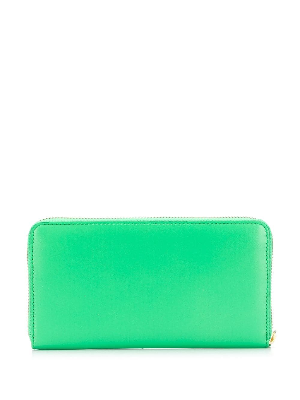 zip-around leather wallet - 2