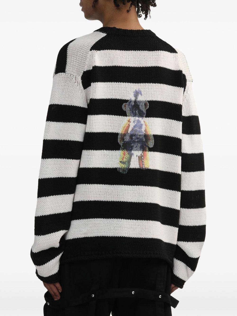 Punk Teddy striped jumper - 4