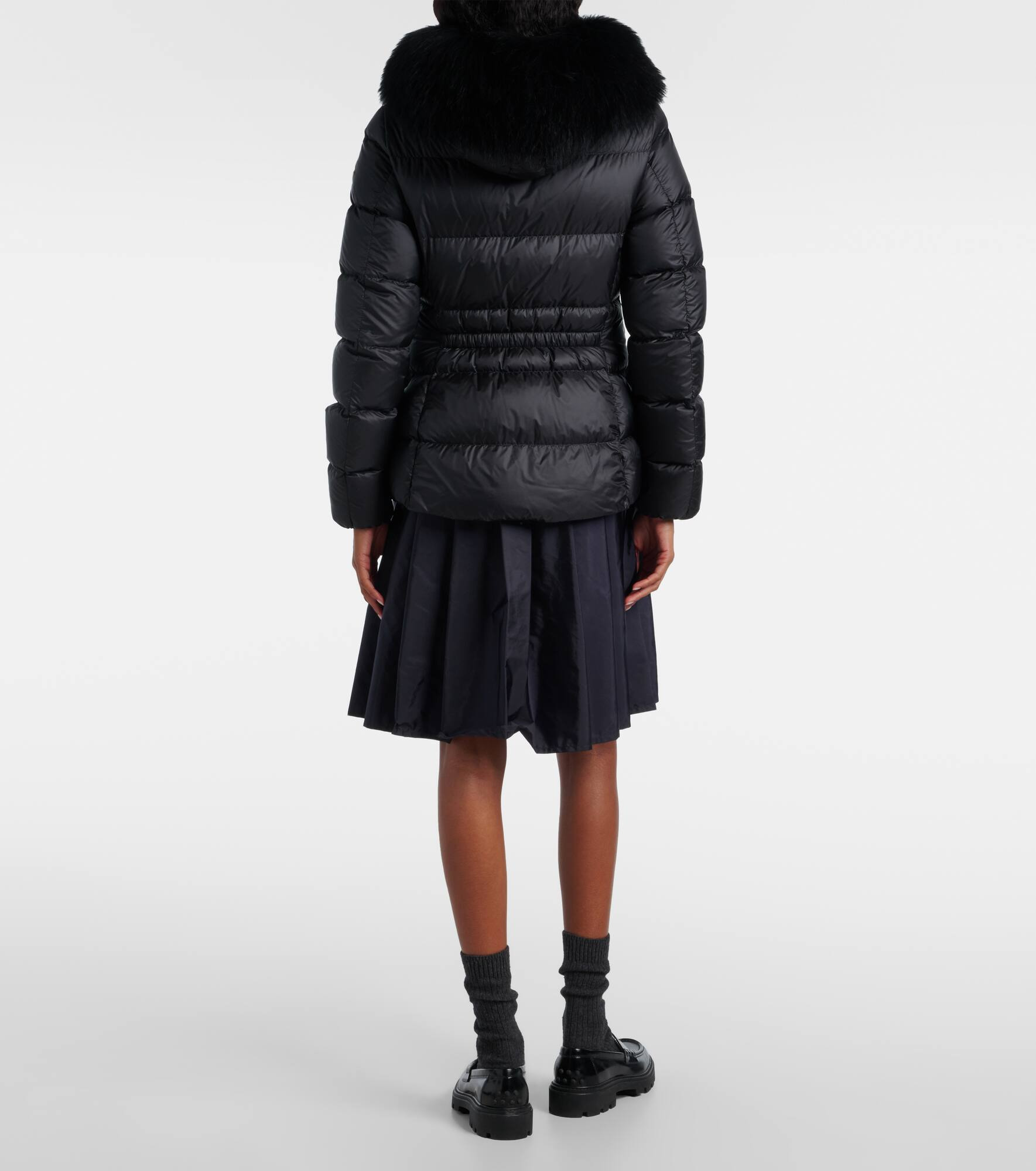 Boed shearling-trimmed down jacket - 3