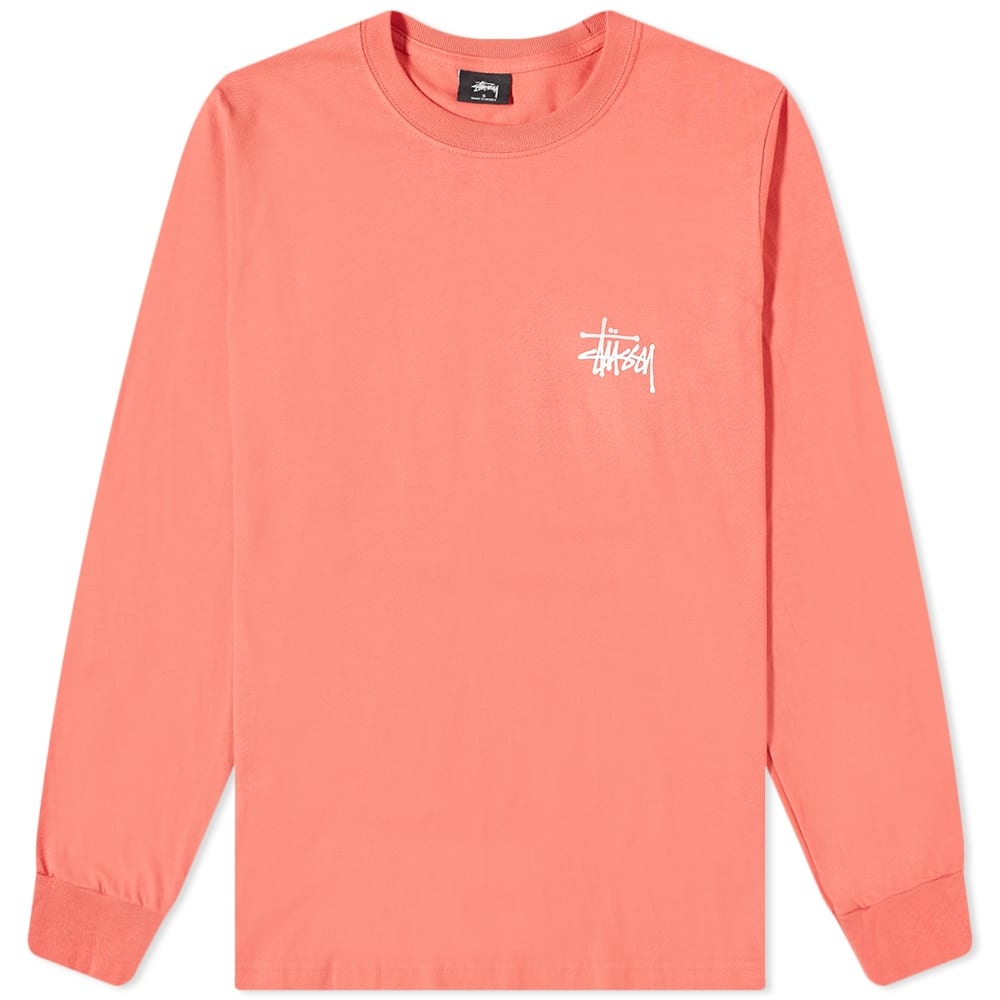 Stussy Long Sleeve Basic Tee - 1