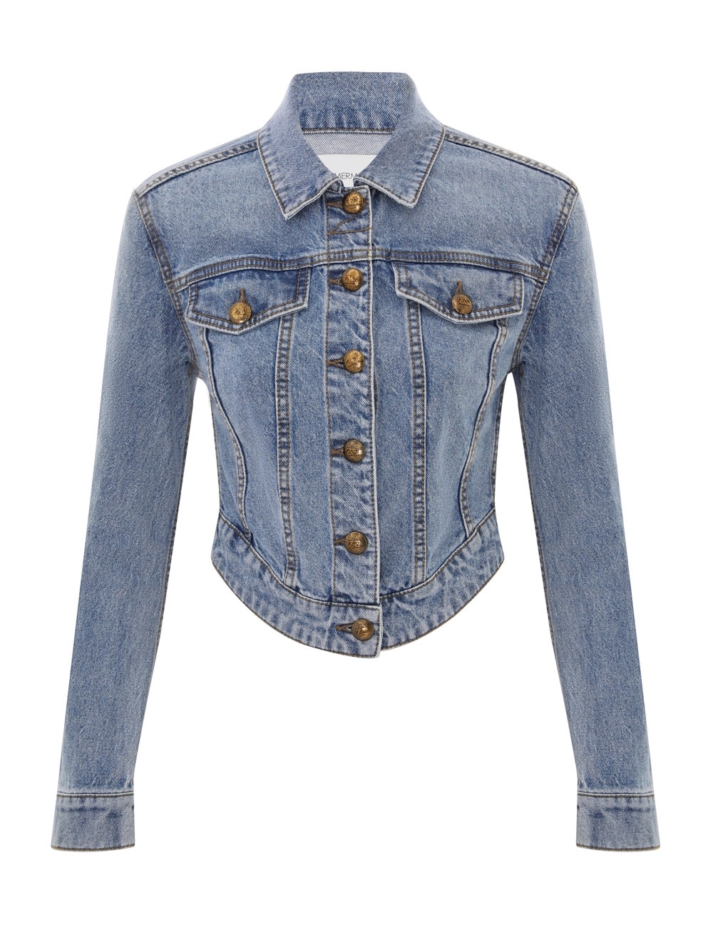 DENIM FITTED JACKET - 1