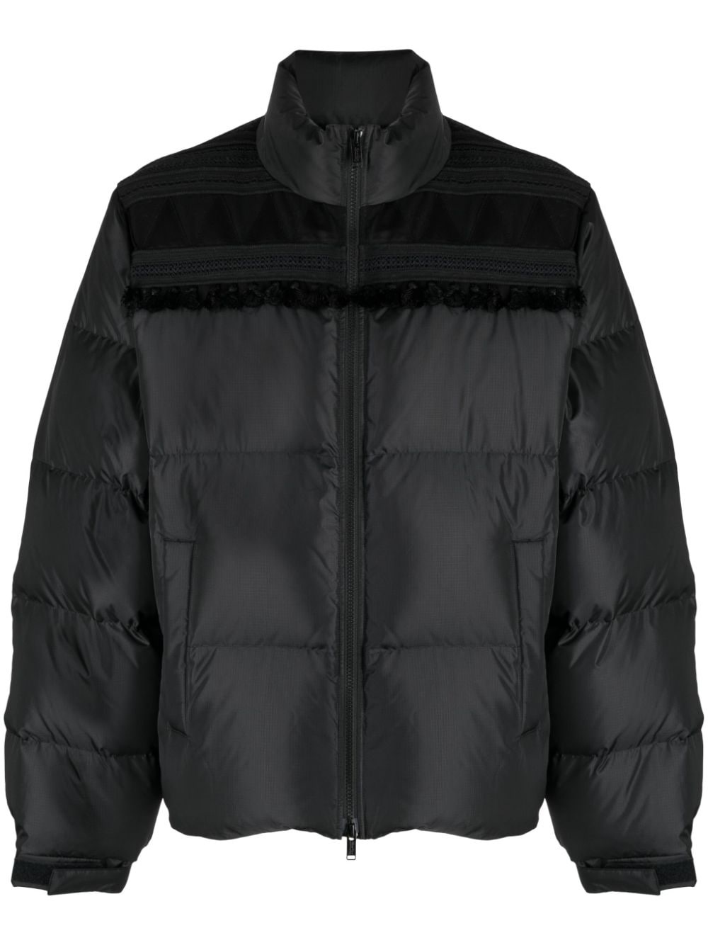 tassel-detail padded jacket - 1